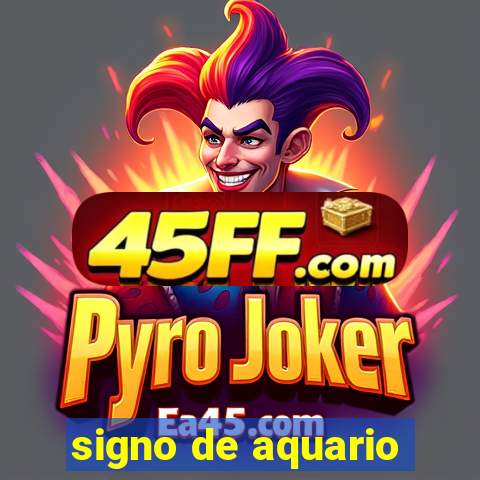 signo de aquario
